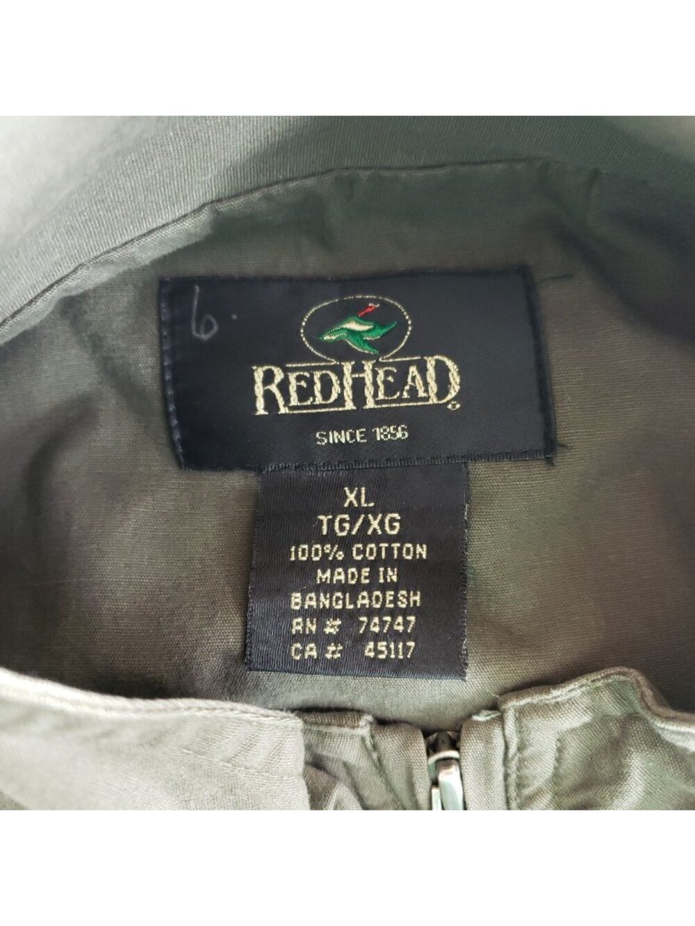Redhead Men's Size XL Outdoor Sport Vest Green - Picture 5 of 7